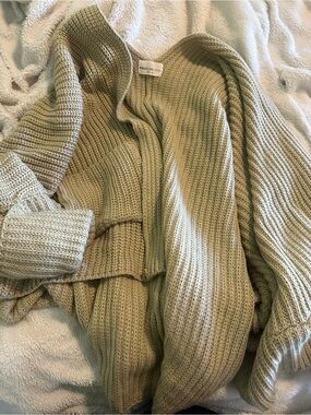 Indigo Luna Almond & Chestnut Knit Cardigan Sweater